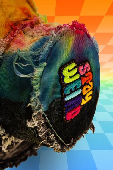 Half 'n Half Reverse Tie Dye Bucket Hat