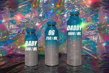 Blue Snow Diamond Bottle