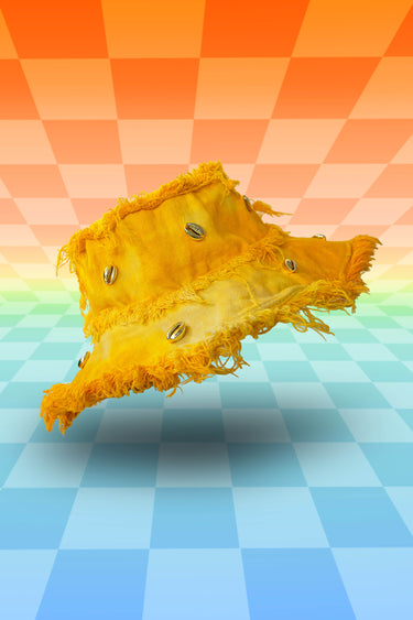 Golden Sea Shells Bucket Hat