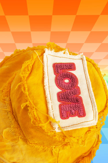 I Heart Sequinz Bucket Hat