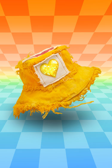 I Heart Sequinz Bucket Hat